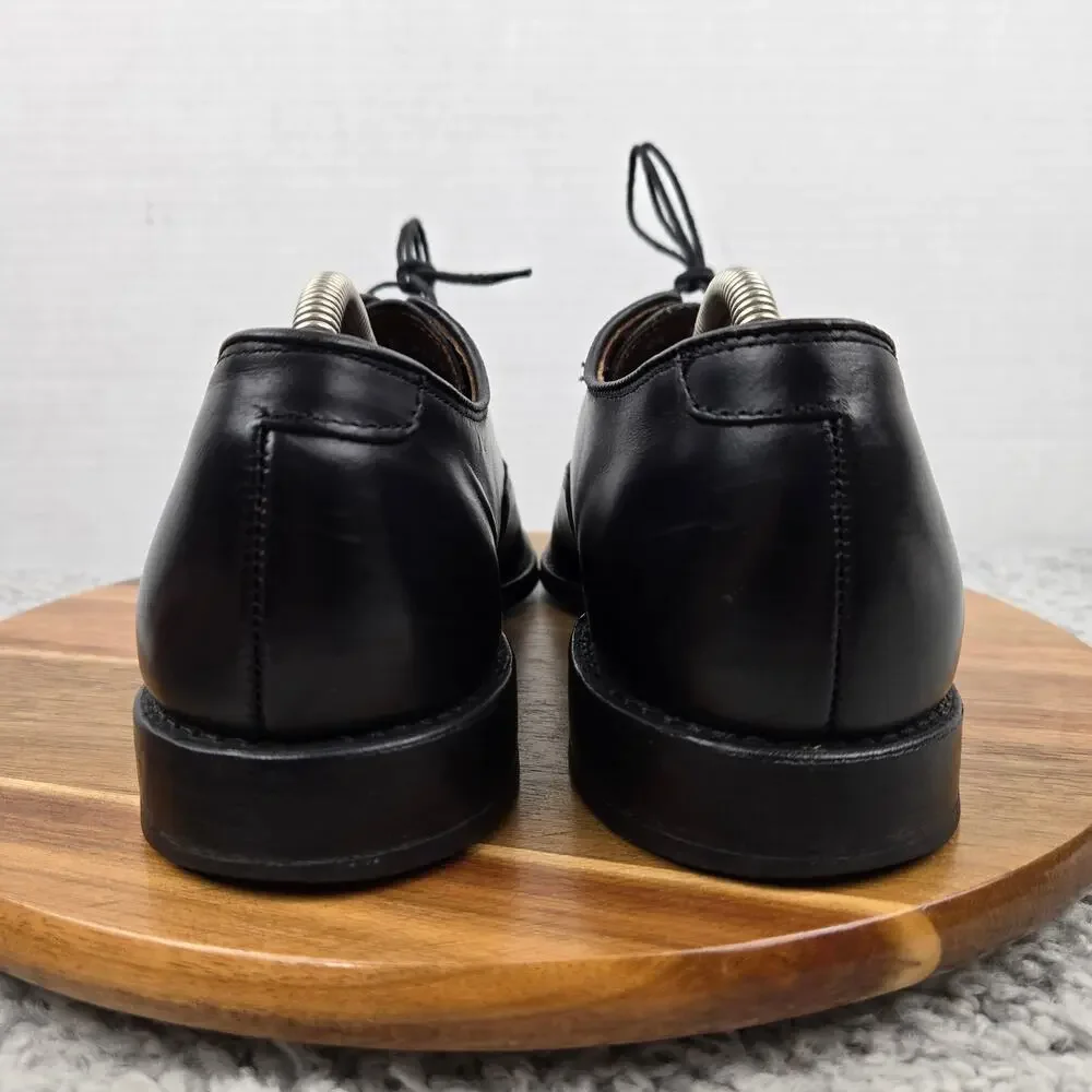 Allen Edmonds Mens 8.5D Park Avenue Black Leather Cap Toe Oxford Dress Shoe 5615